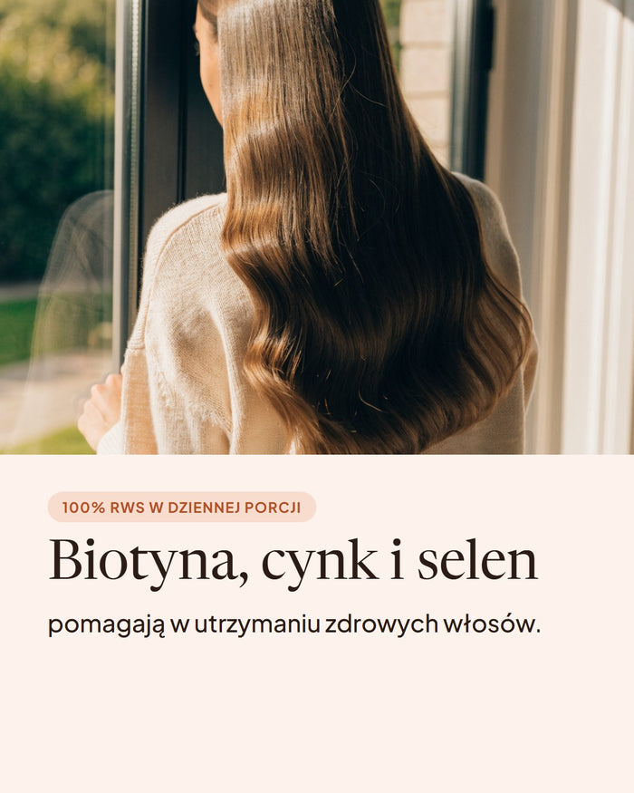 Biotyna, cynk i selen pomagają w utrzymaniu zdrowych włosów